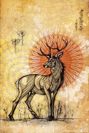 Stag - canvas sale