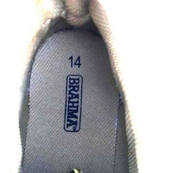 Steel Toe Boots . Size: 14 . Waterproof . Leather . Slip Resistant . Brahma