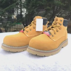 Steel Toe Boots . Size: 14 . Waterproof . Leather . Slip Resistant . Brahma