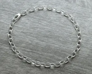 STERLING SILVER ANKLE BRACELET