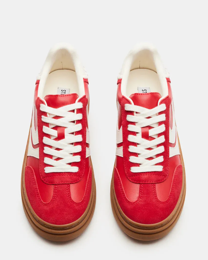 Steve Madden Dodge Sneaker - Red