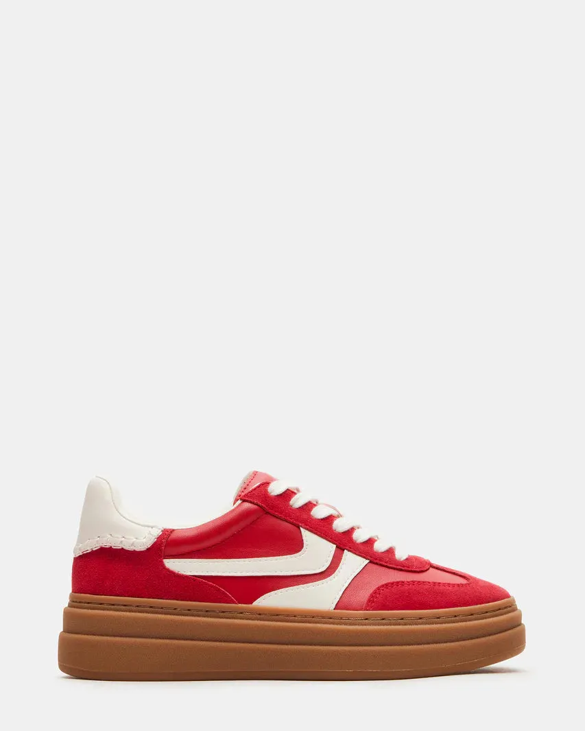 Steve Madden Dodge Sneaker - Red