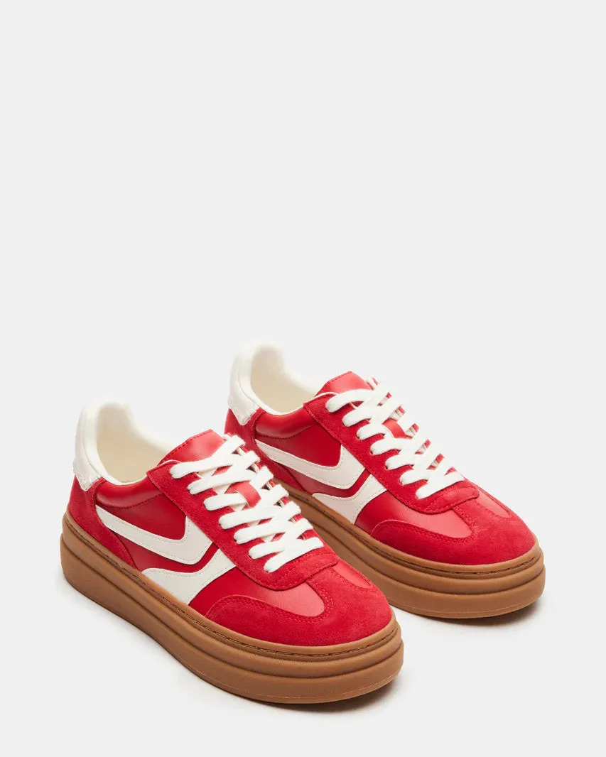 Steve Madden Dodge Sneaker - Red