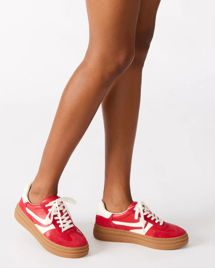 Steve Madden Dodge Sneaker - Red