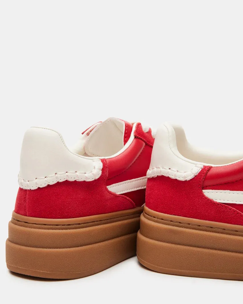 Steve Madden Dodge Sneaker - Red