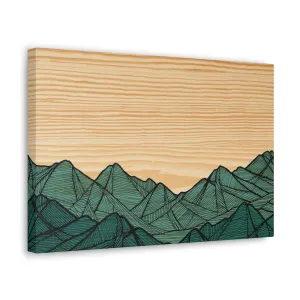 Stuart Range Canvas Print