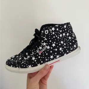 Superga Black Star High-Top Sneakers