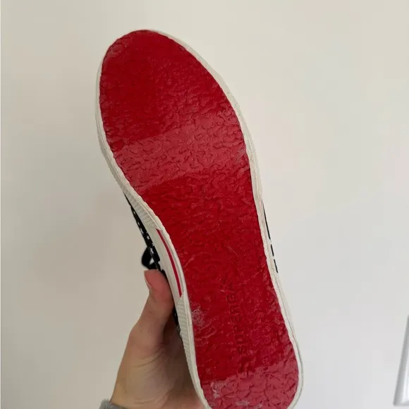 Superga Black Star High-Top Sneakers