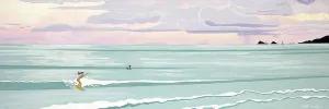 Surf Aloha, Kailua Squall - Canvas Print