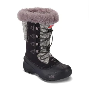 The North Face Shellista Lace Novelty II Boot Girls' Sz 11 Purple/Gray Snowboot