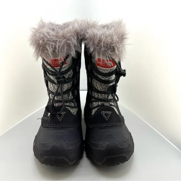 The North Face Shellista Lace Novelty II Boot Girls' Sz 11 Purple/Gray Snowboot