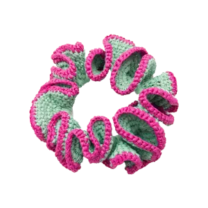The Swirl Scrunchie in Sky Blue