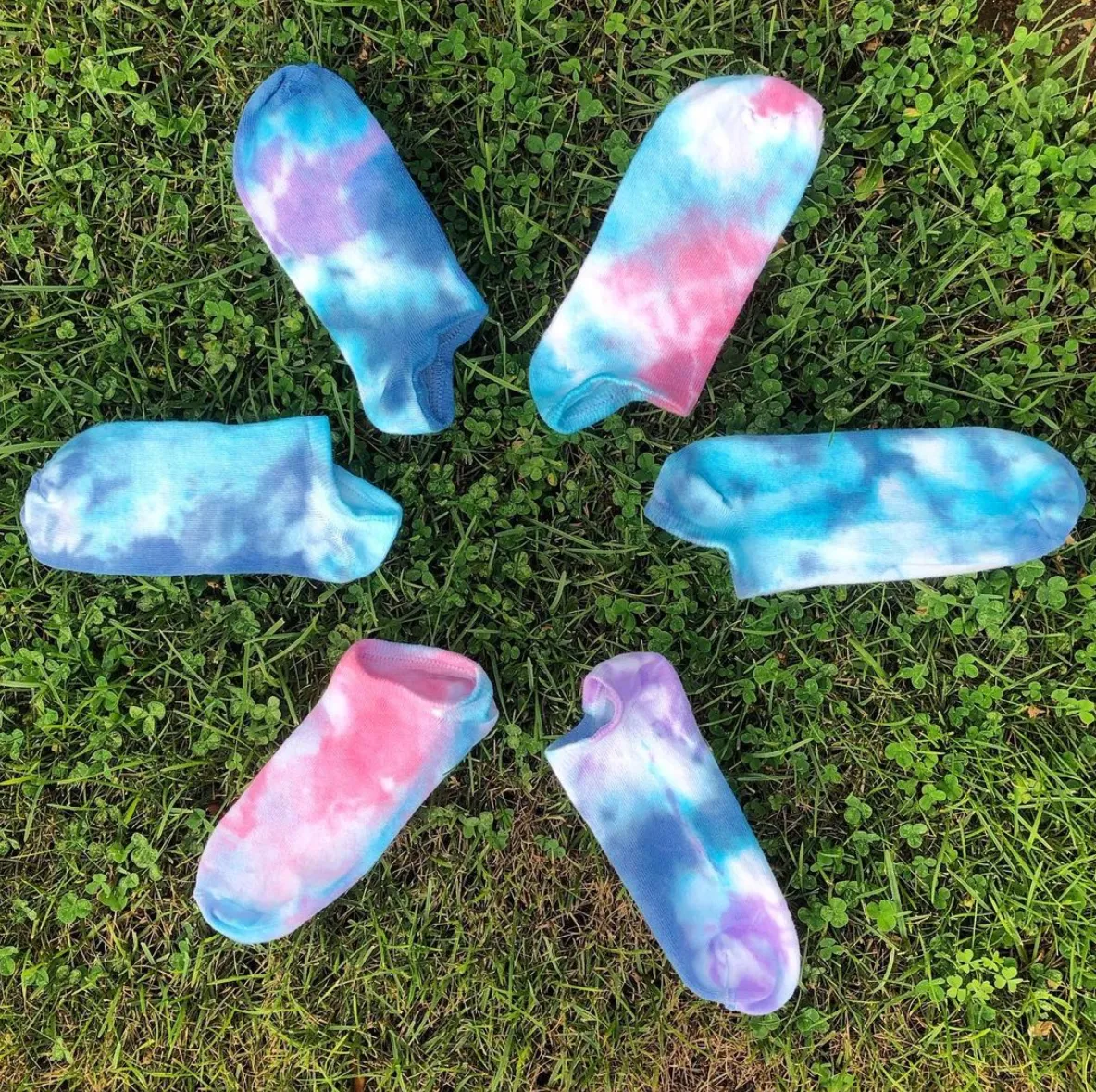 Tie-Dye Ankle Length Socks
