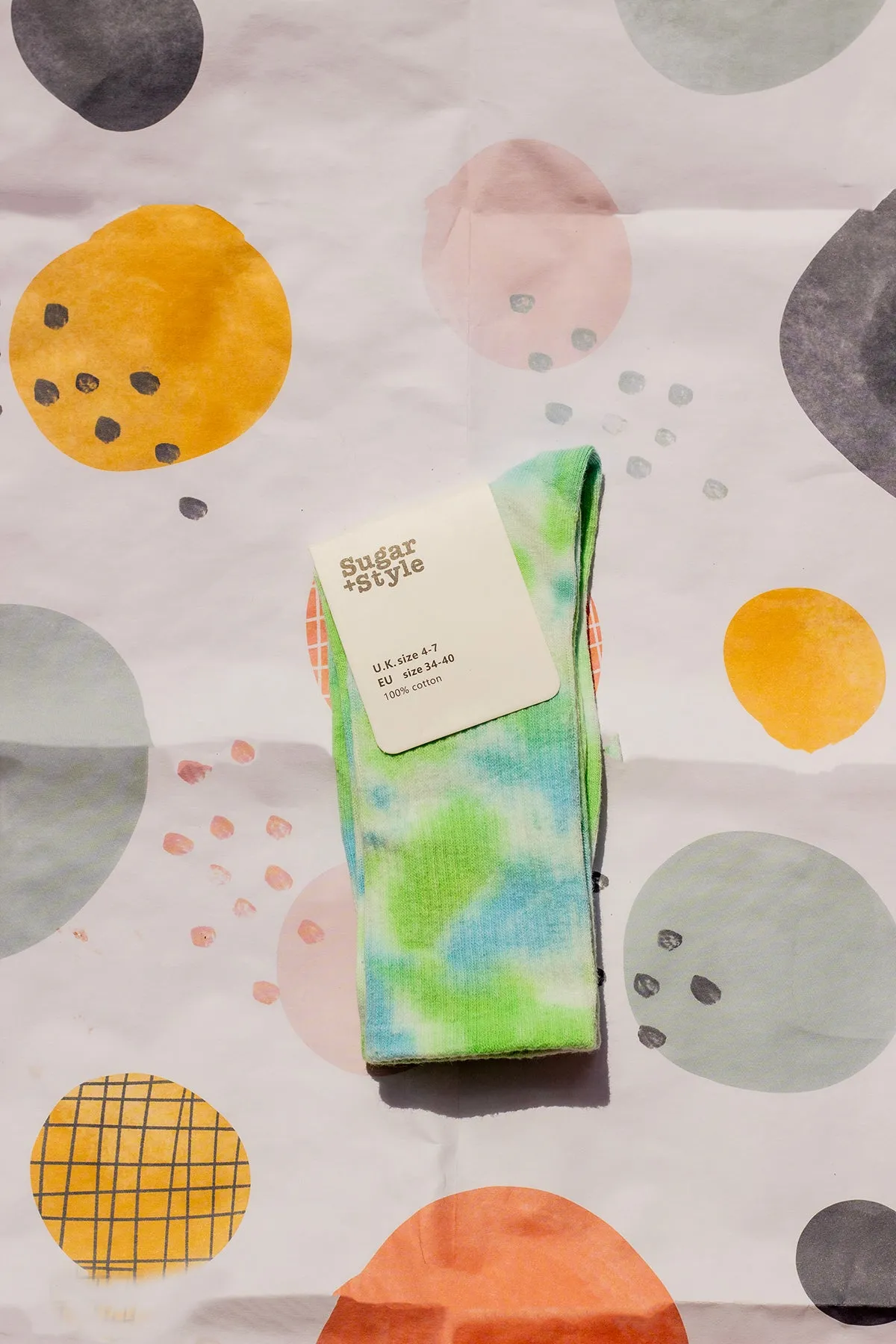 Tie Dye Ribbed Socks