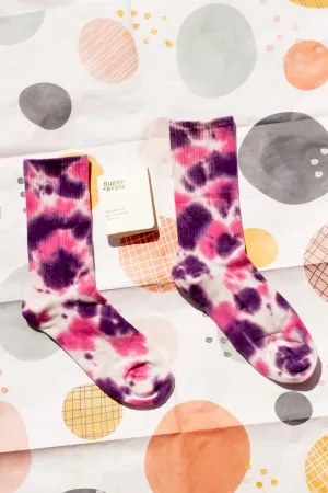 Tie Dye Ribbed Socks