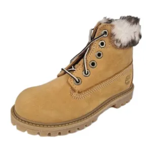 Timberland 6 IN Premium Classic Little Kids Boots Wheat Nubuck Size 11