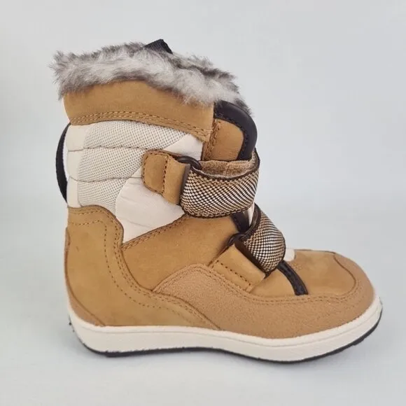 Timberland Snow Stomper XT Toddlers Boots Wheat Outdoors Leather Size 9