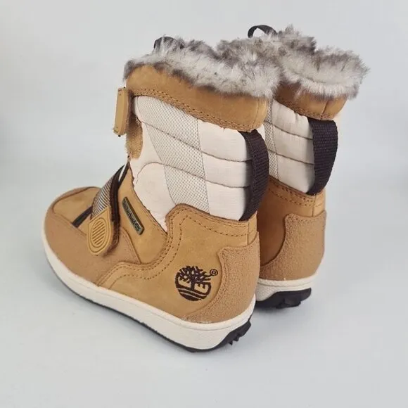 Timberland Snow Stomper XT Toddlers Boots Wheat Outdoors Leather Size 9