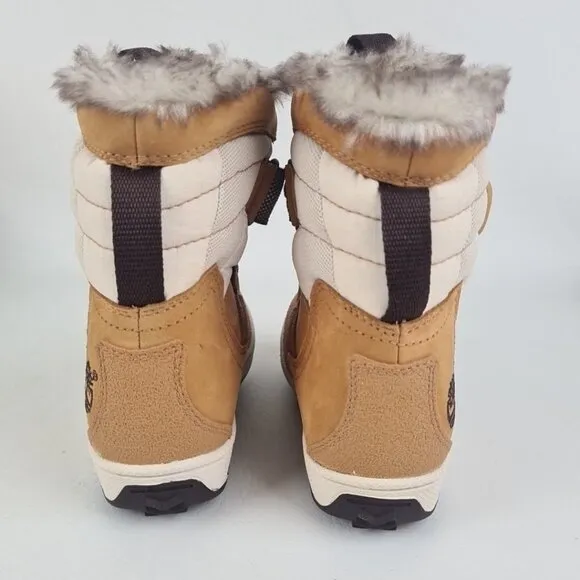 Timberland Snow Stomper XT Toddlers Boots Wheat Outdoors Leather Size 9