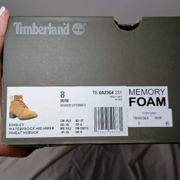 Timberland Women's Waterproof Mid Hiker Size 8M