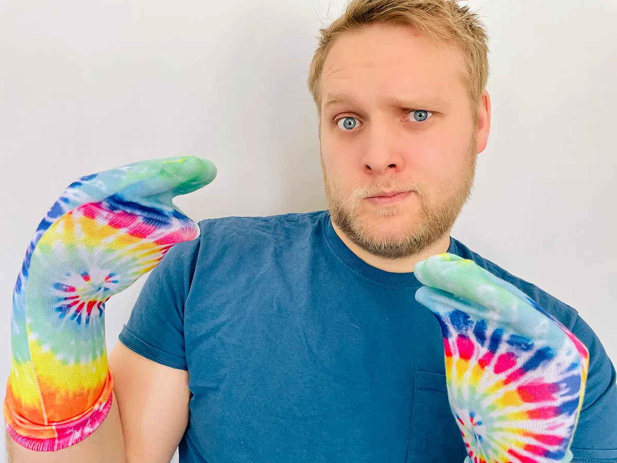 Tye Dye Crew Socks
