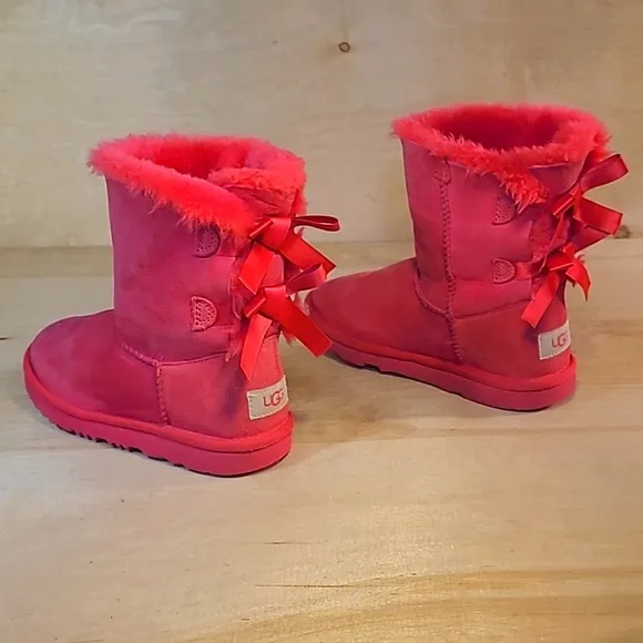 Ugg Bailey Bow II Pink Youth Boots