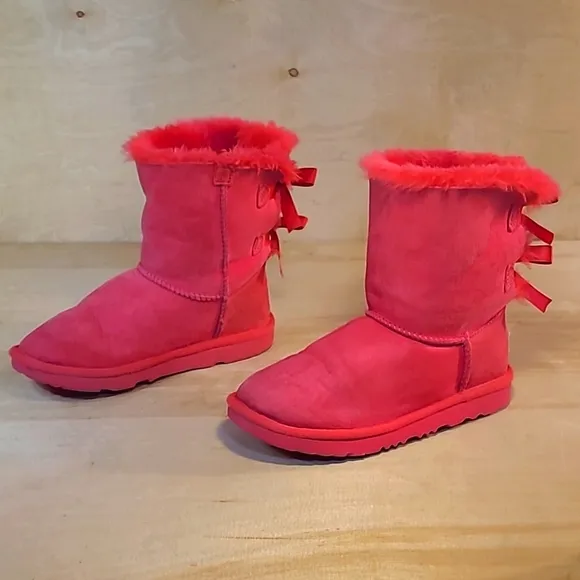 Ugg Bailey Bow II Pink Youth Boots