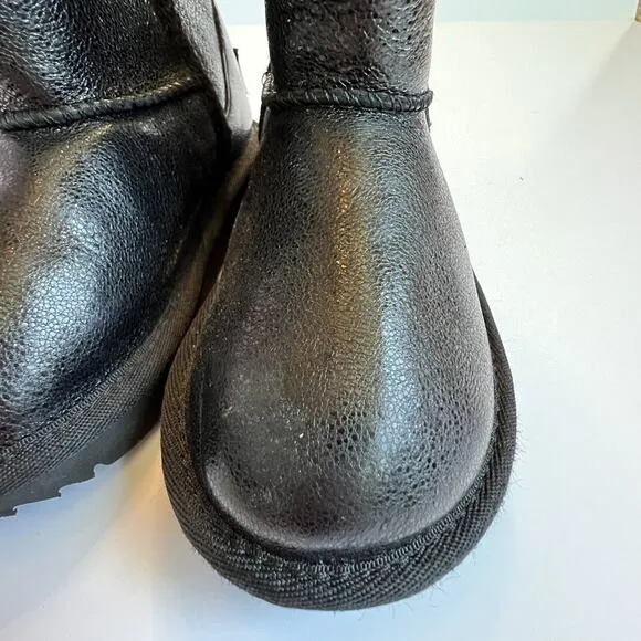 UGG Classic II Black Metallic Sparkle Boots