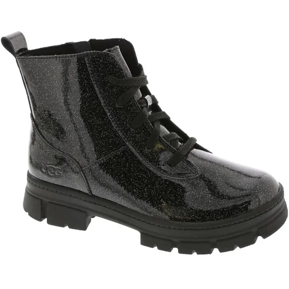 UGG Kids Black Glitter Boots