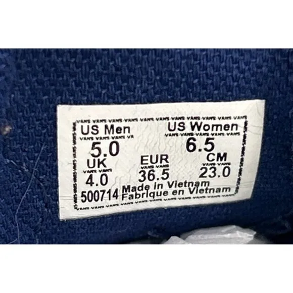 Vans Harry Potter Authentic Ravenclaw Checkered Canvas Shoes Mens 5 Womens 6.5‎