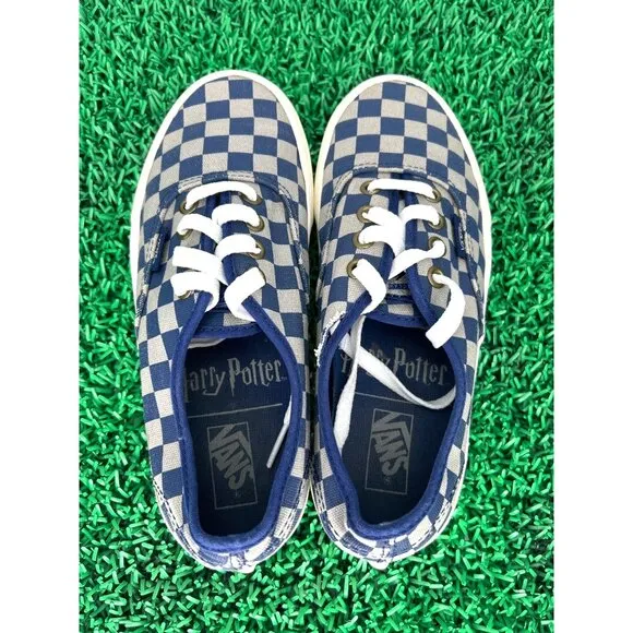 Vans Harry Potter Authentic Ravenclaw Checkered Canvas Shoes Mens 5 Womens 6.5‎