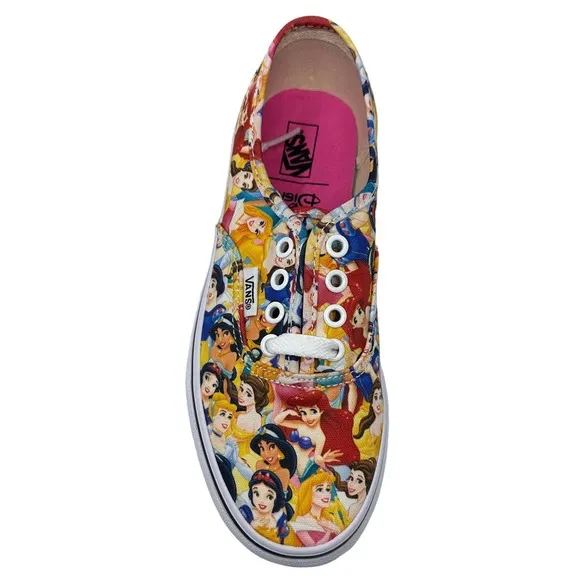 Vans Kids Youth X Disney Multi Princes Cinderella Snow White Belle Ariel Shoes
