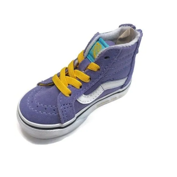 Vans Sk8 Hi Canvas Skateboard Shoes The Simpsons Lisa 4 Prez 721356 Toddler Sz 4