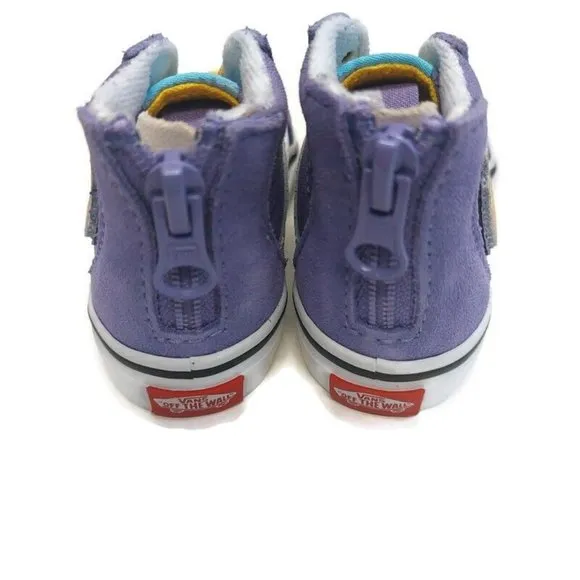 Vans Sk8 Hi Canvas Skateboard Shoes The Simpsons Lisa 4 Prez 721356 Toddler Sz 4