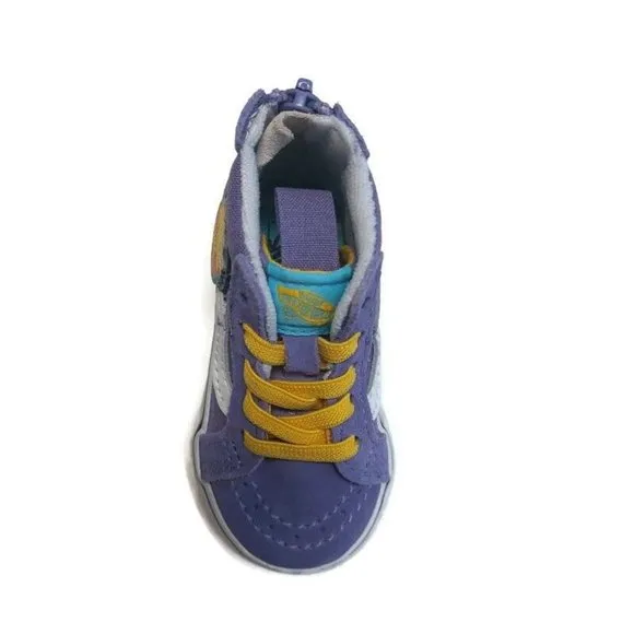 Vans Sk8 Hi Canvas Skateboard Shoes The Simpsons Lisa 4 Prez 721356 Toddler Sz 4