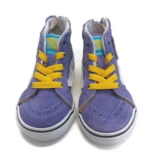 Vans Sk8 Hi Canvas Skateboard Shoes The Simpsons Lisa 4 Prez 721356 Toddler Sz 4