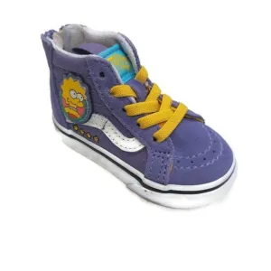Vans Sk8 Hi Canvas Skateboard Shoes The Simpsons Lisa 4 Prez 721356 Toddler Sz 4