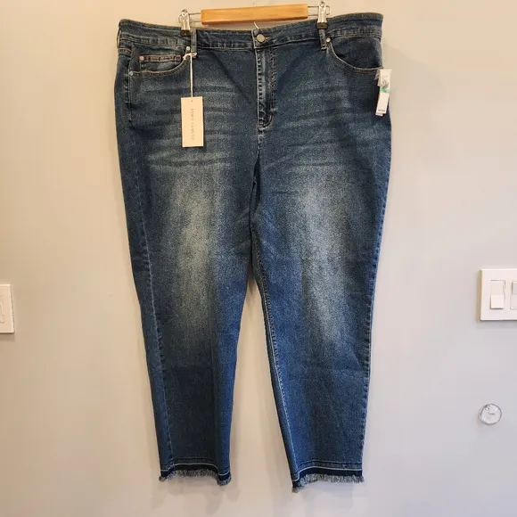 Vince Camuto NWT Ankle Denim Mid Indigo Pant
