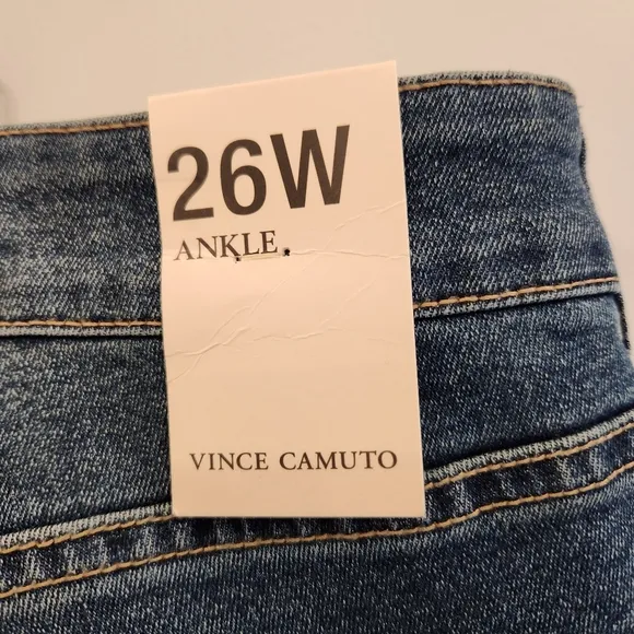 Vince Camuto NWT Ankle Denim Mid Indigo Pant