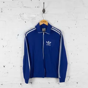 Vintage Adidas Tracksuit Top - Blue - XS