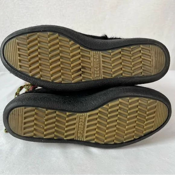 Vintage pony hair unique rare Tecnica Italian winter snow boots 36 edelweiss
