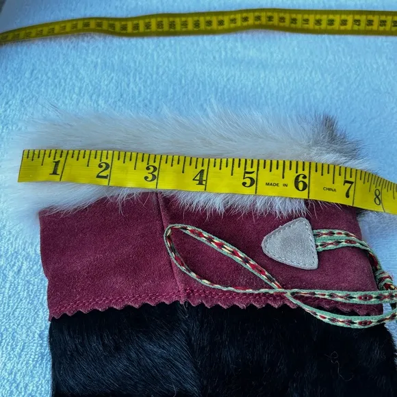 Vintage pony hair unique rare Tecnica Italian winter snow boots 36 edelweiss