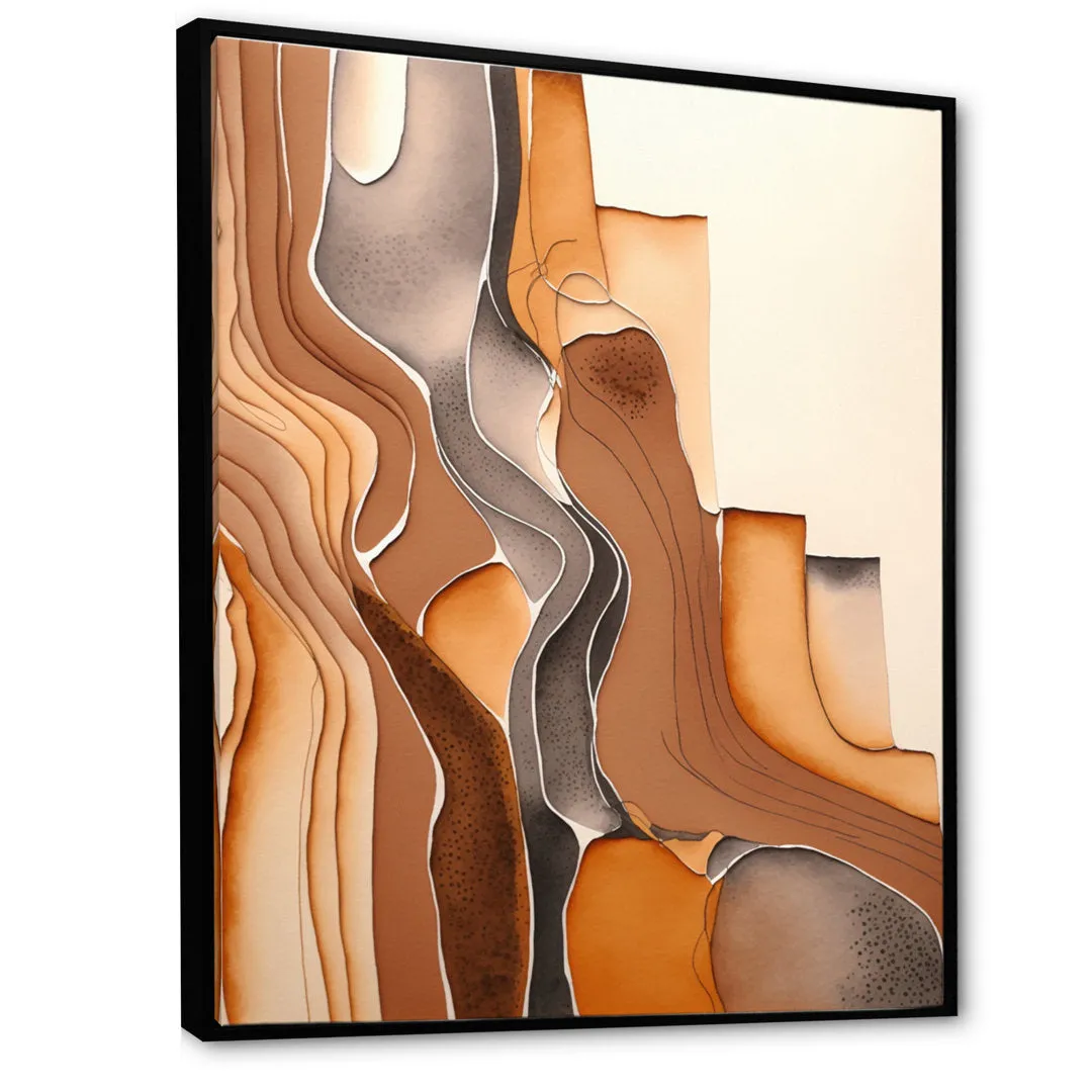 Wanderings in Canyon Ridge II - Print on Canvas Ivy Bronx Size: 30" W x 40" H Format: Gold Floater Framed Canvas
