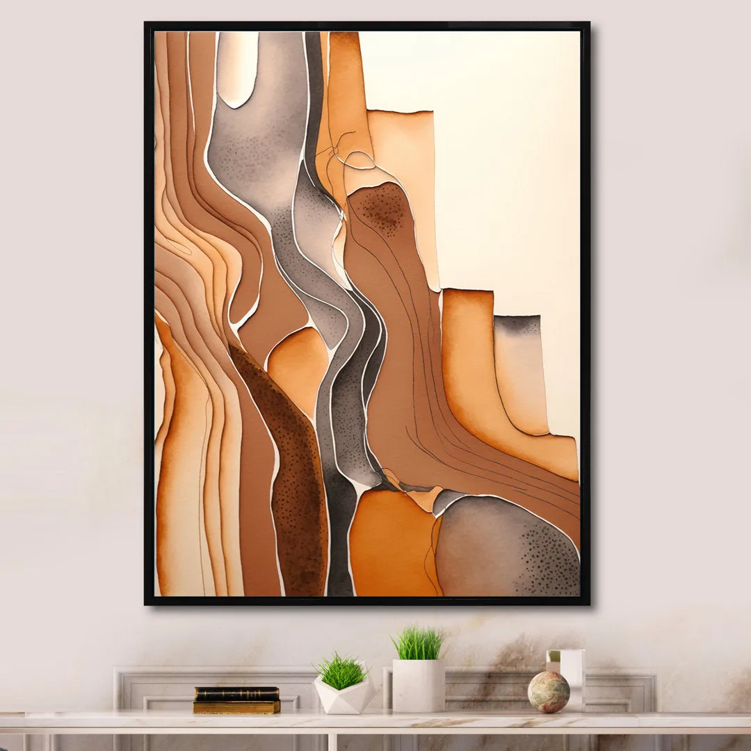 Wanderings in Canyon Ridge II - Print on Canvas Ivy Bronx Size: 30" W x 40" H Format: Gold Floater Framed Canvas