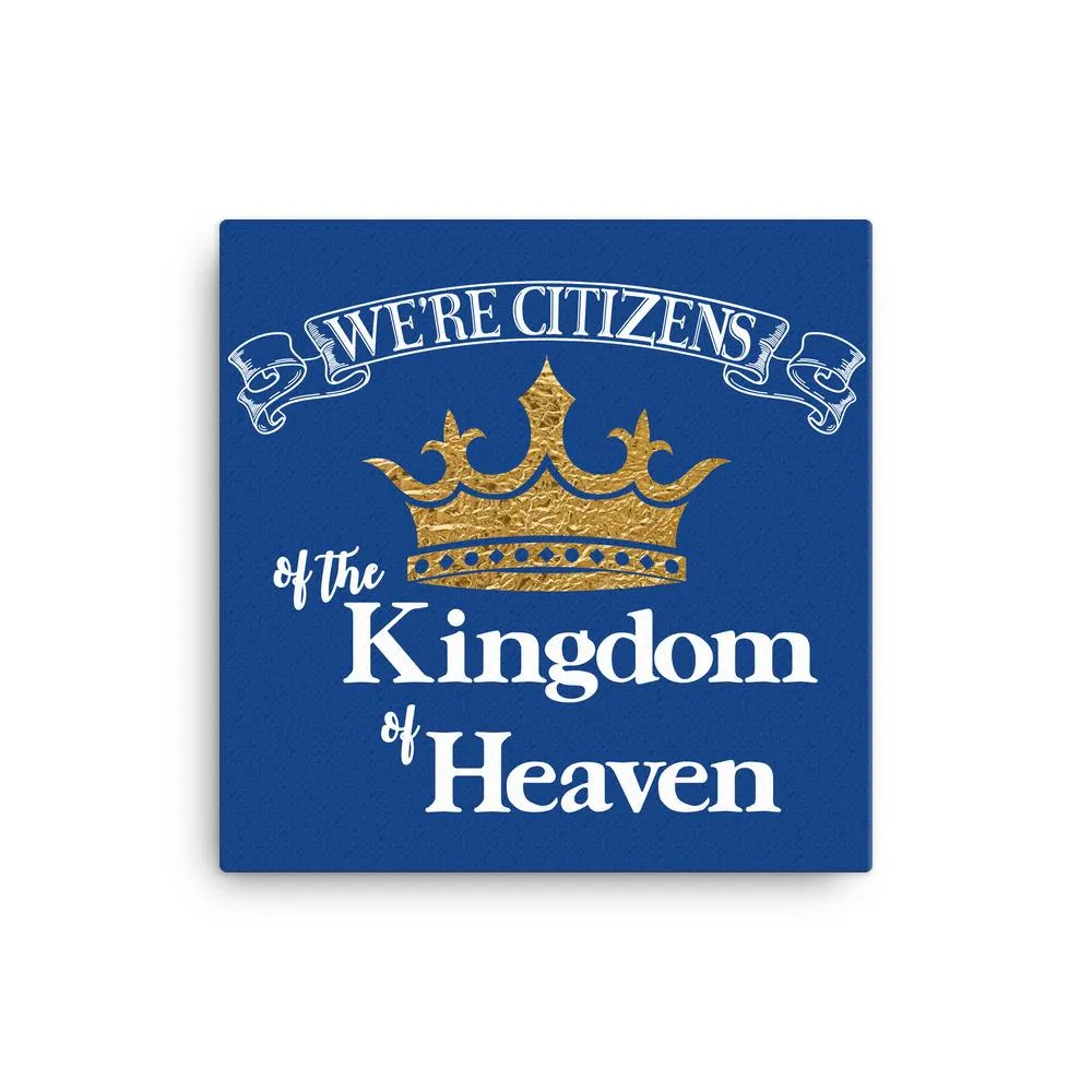 We're Citizens, Canvas Wrap-White Text