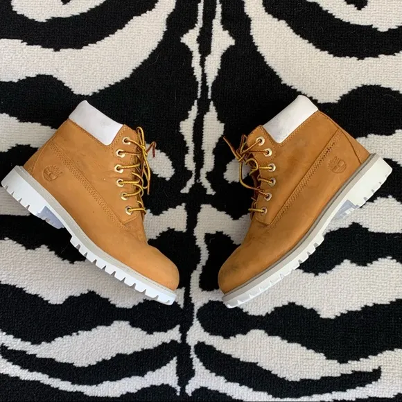 Wheat White Timberland Boots Youth Size 1
