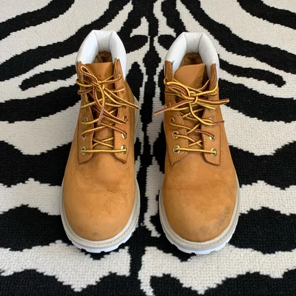 Wheat White Timberland Boots Youth Size 1