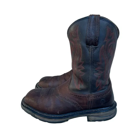 Wolverine Leather Javelina Steel Toe Wellington Men’s  Work Boots. Sz. 9EW