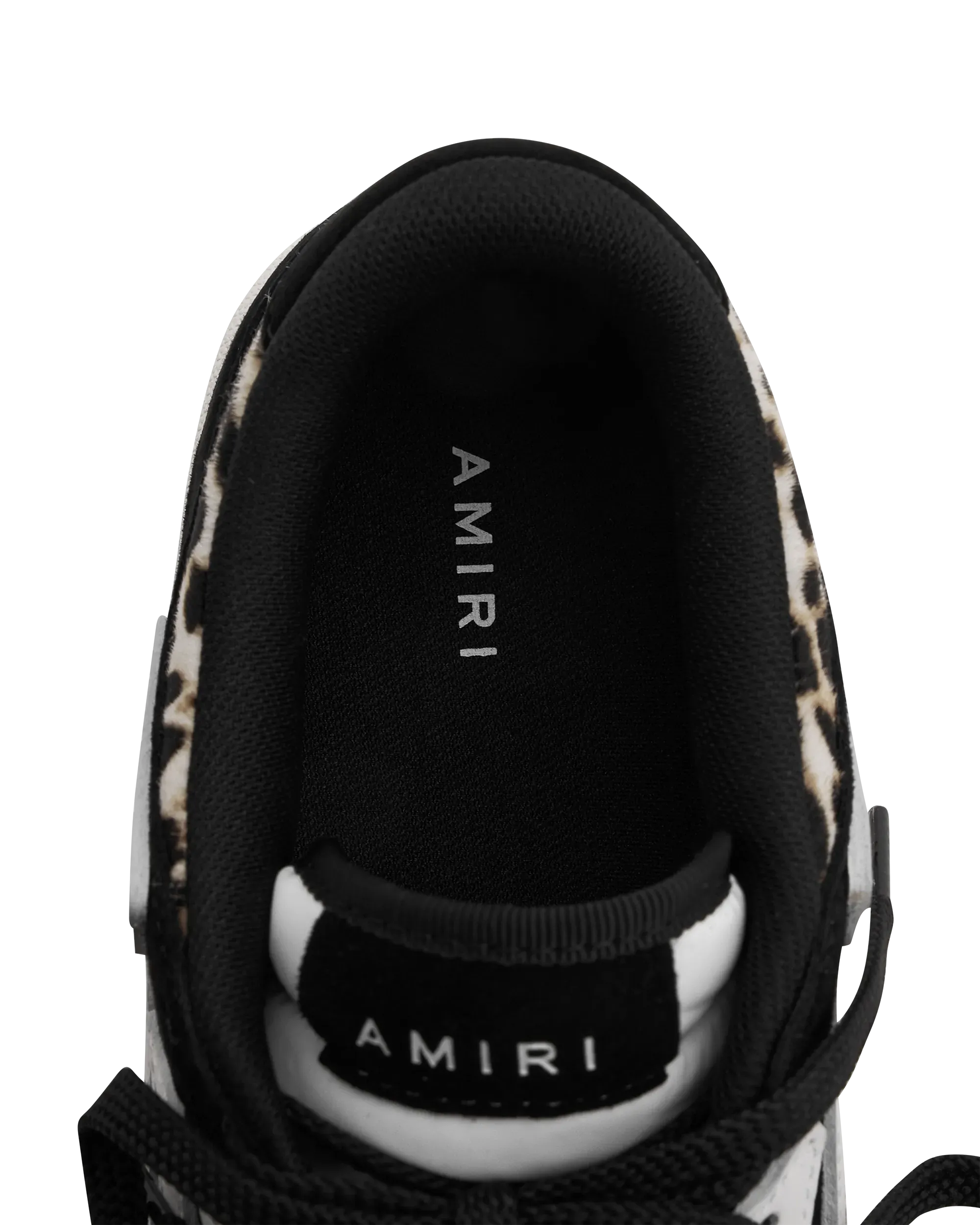 Women Amiri Shoes Leopard Skel Top Sneakers
