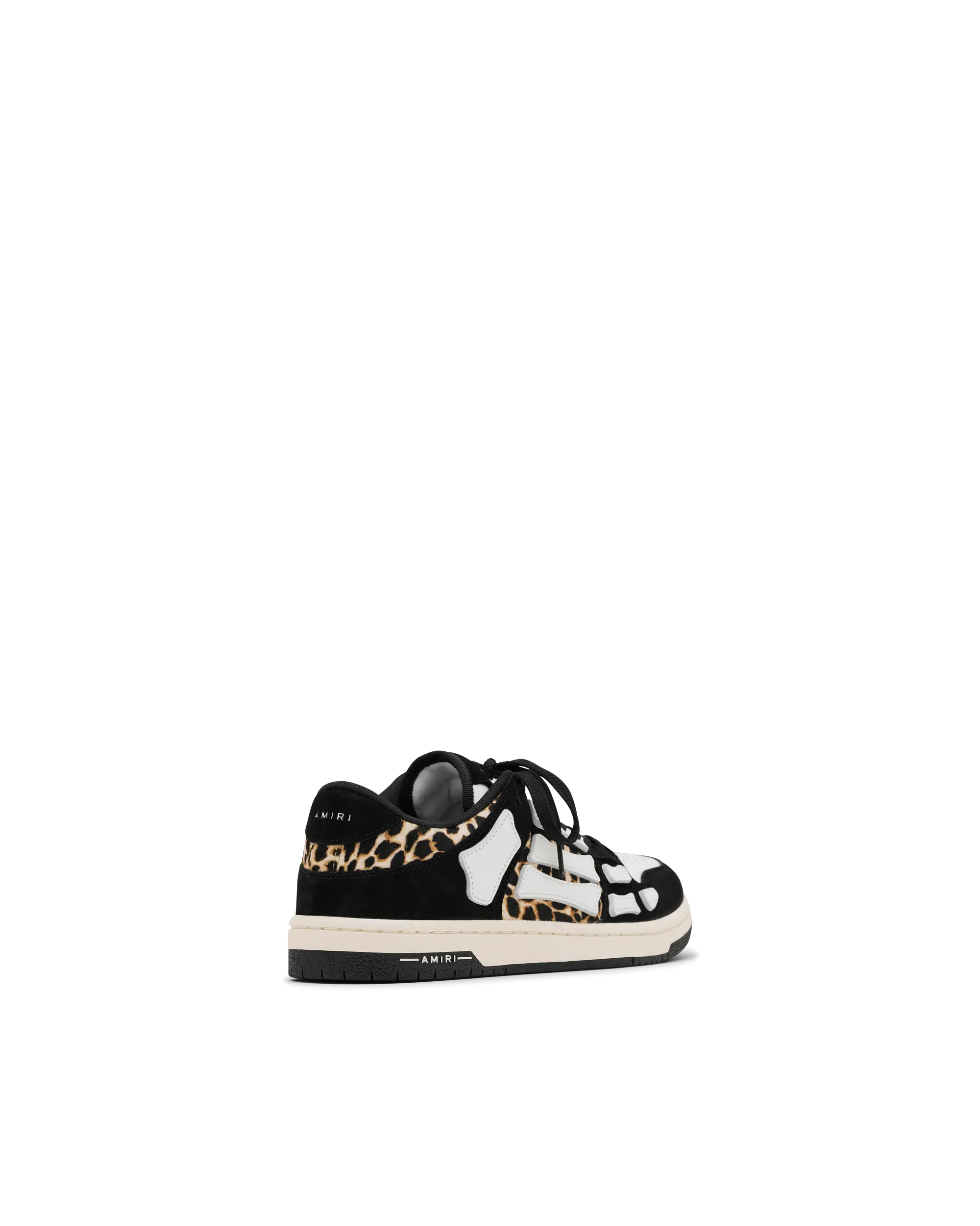 Women Amiri Shoes Leopard Skel Top Sneakers
